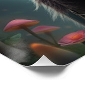 Warrior Horse Fairy Fantasy Art Poster (Ecke)