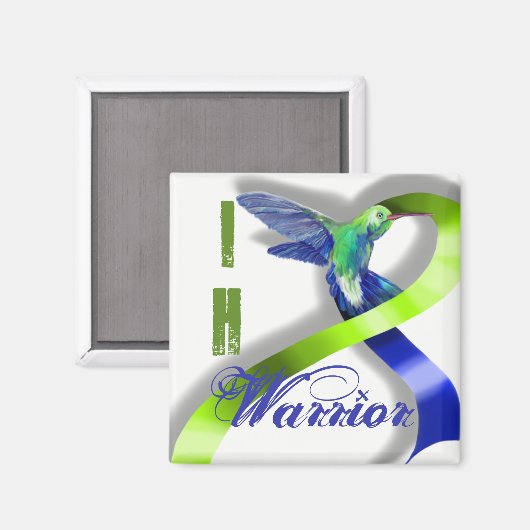 Warrior intrakranielle Hypertonie Magnet (Vorderseite/Rückseite)