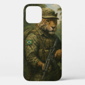 Warrior jaguar of the Brazilian jungle Case-Mate iPhone Hülle (Rückseite)