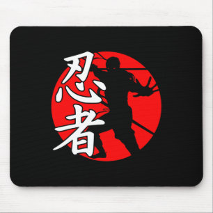 Warrior Japan Ninja T Shirt Karate Judo Comt Strug Mousepad