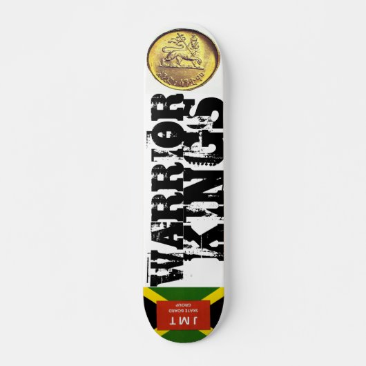 WARRIOR KINGS Skateboard, 7¾ Zoll Deck Skateboard (Vorne)
