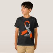 Warrior Leukemia Awareness Bloor Cancer Chemothera T-Shirt (Vorne ganz)