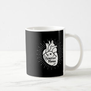 Warrior Mama Chd Bewusstsein angeborene Herzkrankh Kaffeetasse