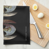 Warrior Mask Handtuch (Viertel Falte)