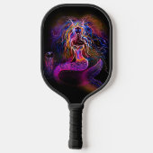 Warrior Mermaid Pickleball Paddle (Rückseite)