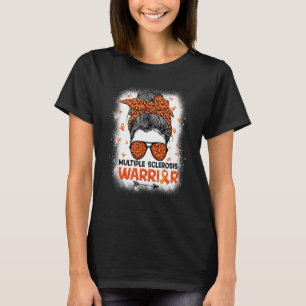 Warrior Messy Bun Leopard Multiple Sklerose A T-Shirt