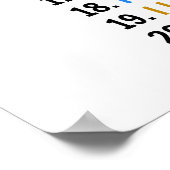 Warrior Mindset Positive Affirmative Poster (Ecke)