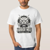 Warrior Mode Activated – Unleash Your Power T-Shirt (Vorderseite)