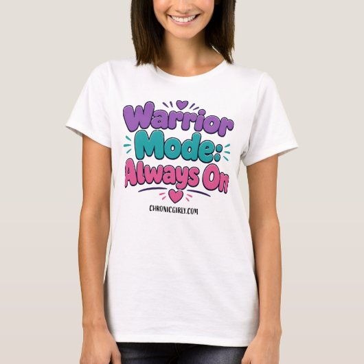 Warrior Mode: Always ON T-Shirt (Vorderseite)