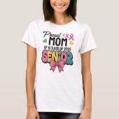 Warrior Mom, Proud & Unstoppable, Class of 2025 T-Shirt (Vorderseite)