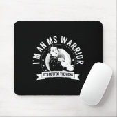 Warrior Nftw Multiple Sklerose Bewusstsein Frau Wa Mousepad (Mit Mouse)