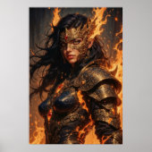 Warrior of Fire Fantasy Poster (Vorne)