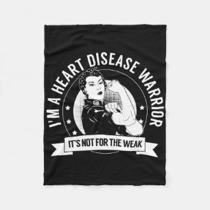 Warrior of Heart Disease Fleecedecke