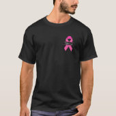 Warrior Pink Ribbon Black T - Shirt (Vorderseite)