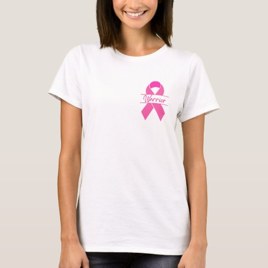 Warrior Pink Ribbon T - Shirt (Vorderseite)