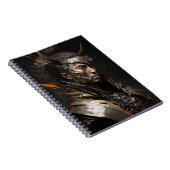 Warrior Portrait Fantasy Painting Dark Character Notizblock (Rechte Seite)