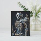 Warrior Postkarte (Stehend Vorderseite)