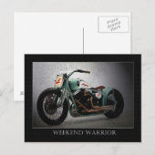 Warrior-Postkarte Postkarte (Vorne/Hinten)