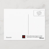 Warrior-Postkarte Postkarte (Rückseite)
