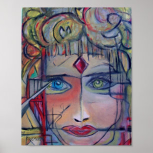 Warrior Princess by ValAries - 8 Zoll x 10 Zoll Pr Poster