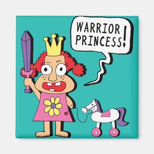 Warrior Princess Magnet (Vorne)