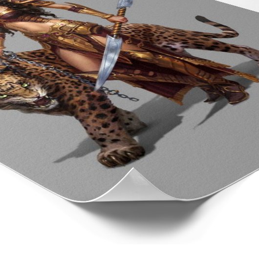 Warrior Princess Poster (Ecke)