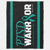 WARRIOR...PTSD FLEECEDECKE (Vorderseite)