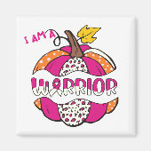 Warrior Pumpkin - Pink Magnet (Vorne)