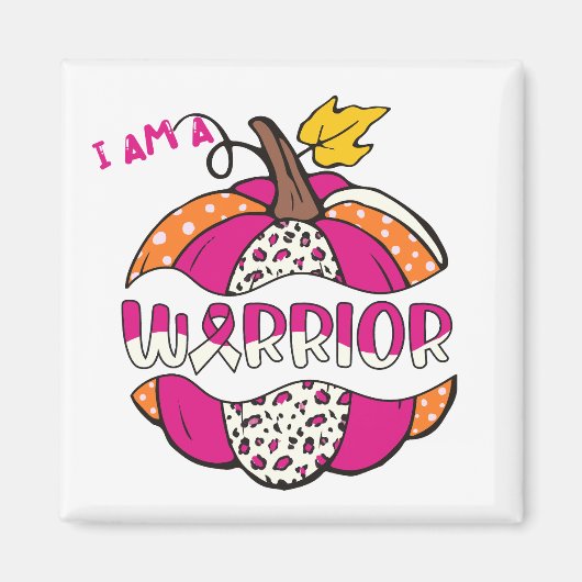 Warrior Pumpkin - Pink Magnet (Vorne)