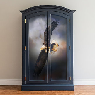 Warrior Queen Flying Bald Adler Dekoupage Geschenkpapier Set