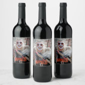 Warrior Queen Happiness Wine Label! Weinetikett (Flaschen)