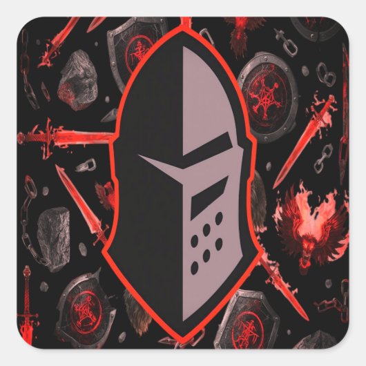 Warrior Quote Sticker  Motivation That Sticks (Vorderseite)