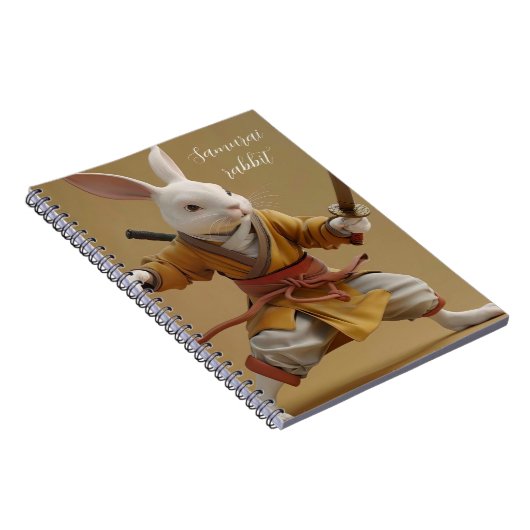 Warrior Rabbit Notizblock (Rechte Seite)