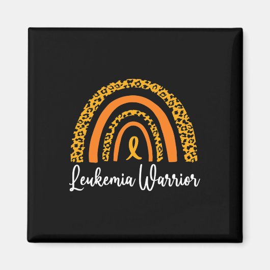 Warrior Rainbow Orange Magnet (Vorne)