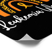 Warrior Rainbow Orange Poster (Ecke)