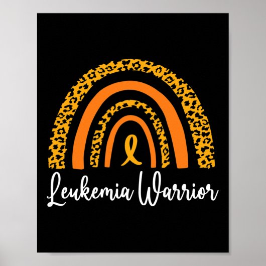 Warrior Rainbow Orange Poster (Vorne)
