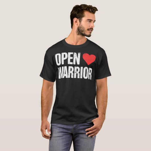 Warrior - Recovery Open Heart Bypass Surgery T-Shirt (Vorne ganz)