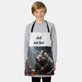 Warrior Rhino Schürze (Getragen)