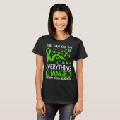Warrior Ribbon Fighter Lymphoma Cancer Awareness T-Shirt (Vorne ganz)