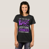 Warrior Ribbon Fighter Rett Syndrome Awareness T-Shirt (Vorne ganz)
