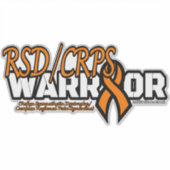 WARRIOR...RSD/CRPS AUFKLEBER (Vorderseite)