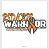 WARRIOR...RSD/CRPS AUFKLEBER (Blatt)