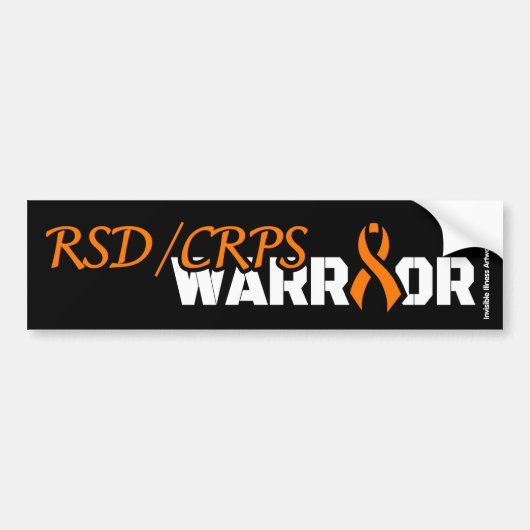 WARRIOR...RSD/CRPS AUTOAUFKLEBER (Vorne)
