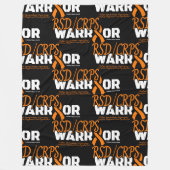 WARRIOR...RSD/CRPS FLEECEDECKE (Vorderseite)