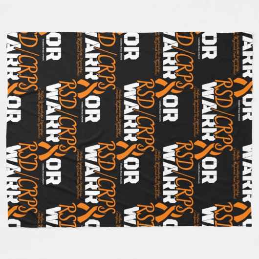 WARRIOR...RSD/CRPS FLEECEDECKE (Vorderseite (Horizontal))