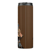 Warrior-Rüstung mit personalisiertem Namen Thermosbecher (Rückseite)