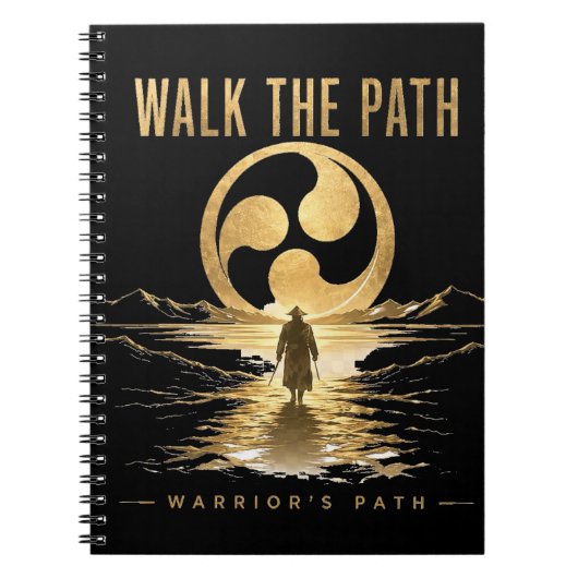 Warrior’s Path Walk the Path Notizbuch Notizblock (Vorderseite)