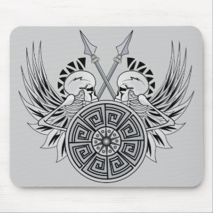 Warrior Skulls Mousepad