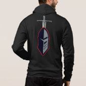 Warrior Spirit Motivational Sweatshirt black (Rückseite)