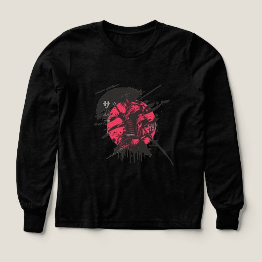 Warrior Spirit Samurai T - Shirt (Design Vorderseite)
